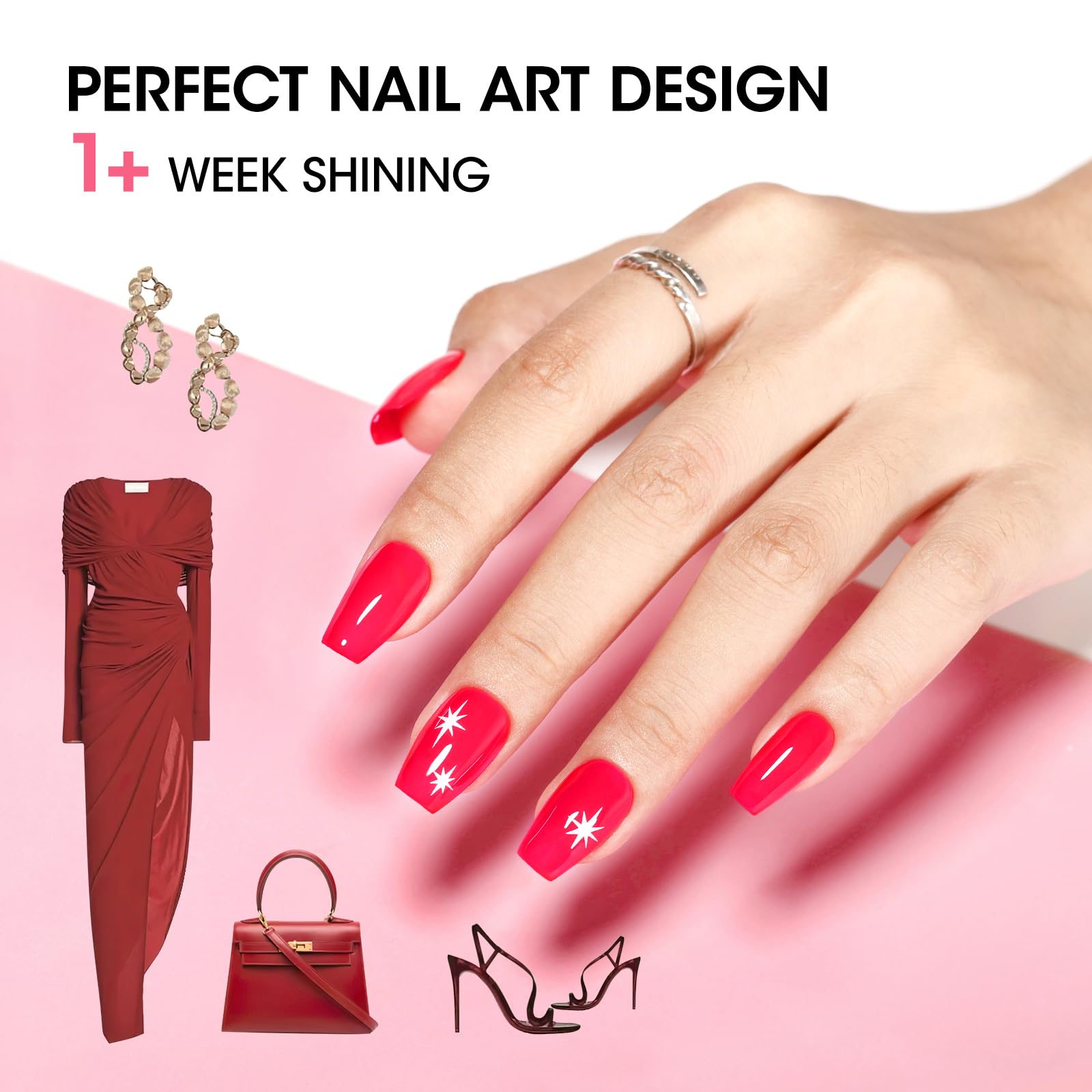 GELLEN vernis avec séchage rapide illustré, tenue durable à venir.