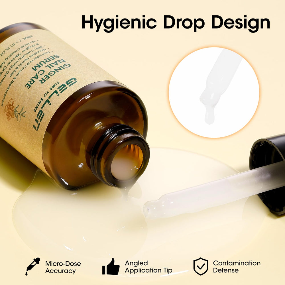 Sérum GELLEN ongles, utilisation quotidienne facile pour fragilité.