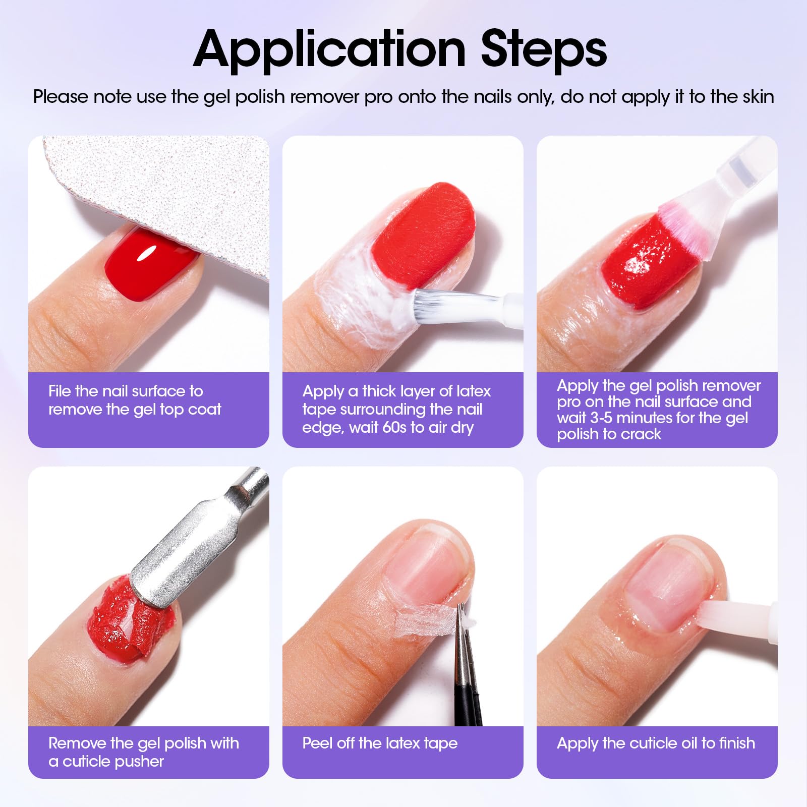 Tige/applicateur Gellen pour appliquer le gel démaquillant proprement.