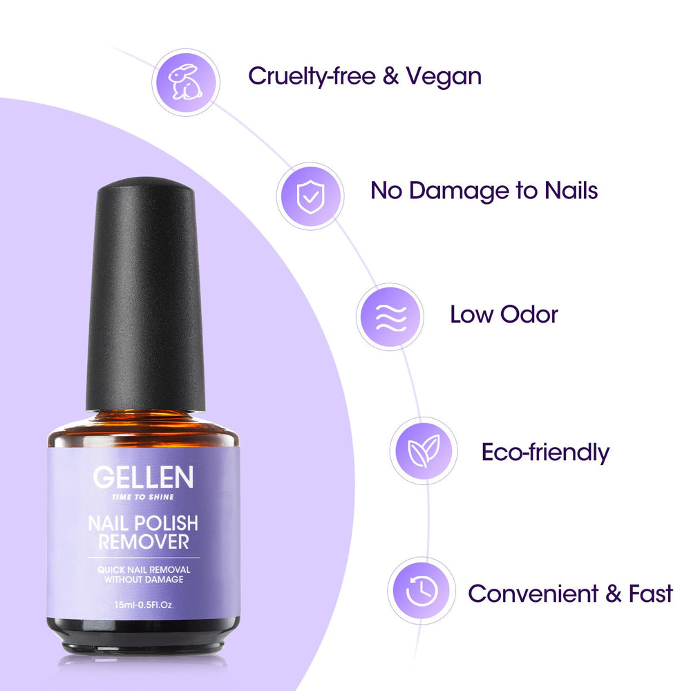 GELLEN usage-maison-dissolvant retire le gel à domicile sans agressivité.