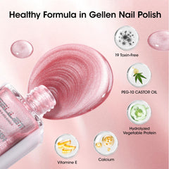 GELLEN vernis non gel, formule douce et faible odeur pour soin des ongles