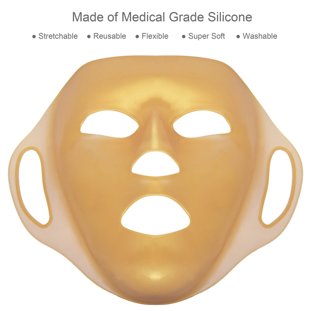GELMAY masque-visage-complet-adhérent : empêche les glissements pendant les mouvements.