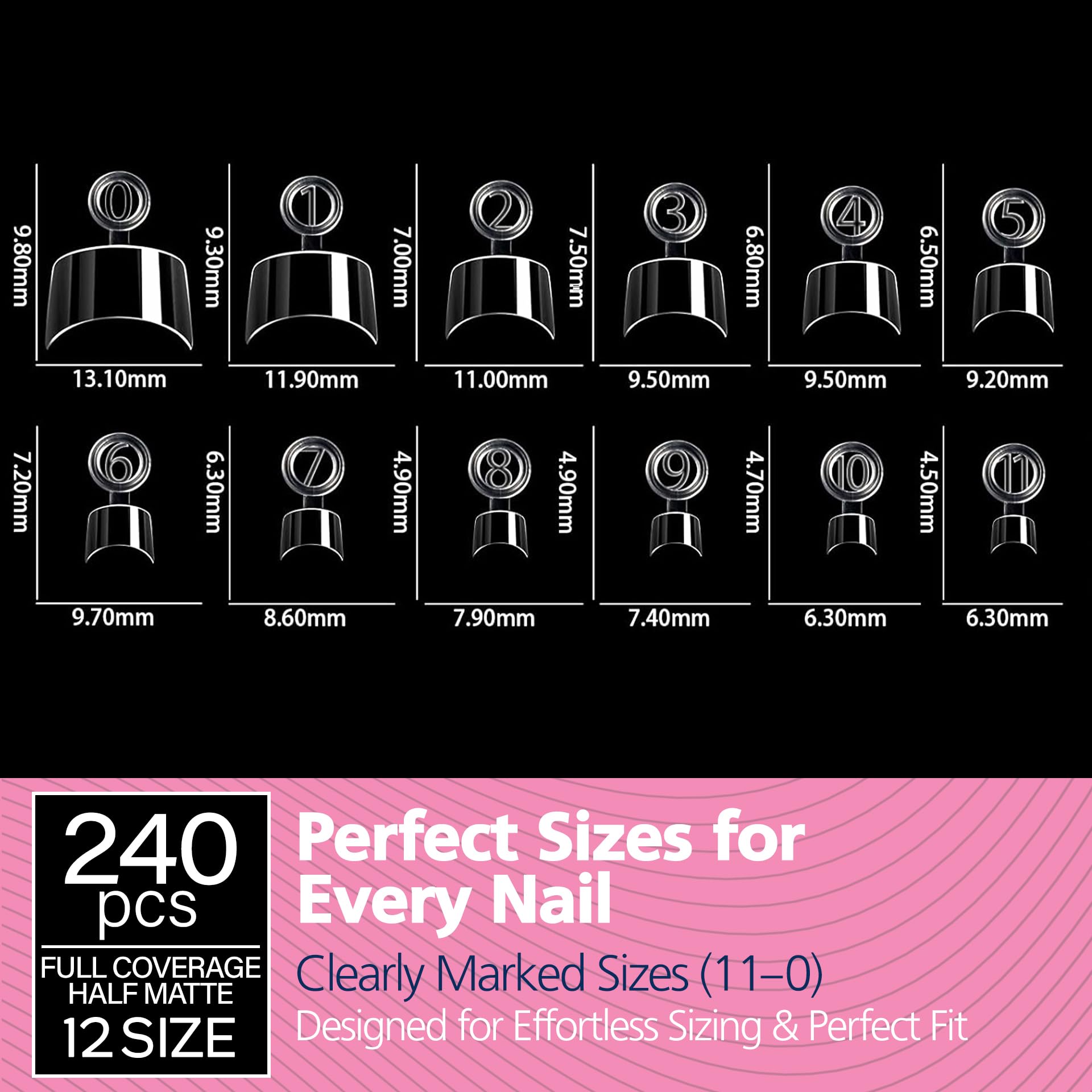 GELPARTY forme carreee pour un look classique et soigné.