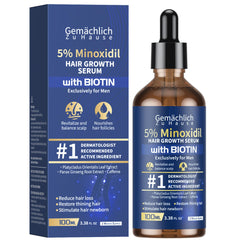 Minoxidil Gemächlich Zu Hause, bouteille 100 ml prête à l'emploi pour l'entretien capillaire
