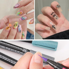 GEMBITYFUL Encre nail art fluide pour traits lisses.