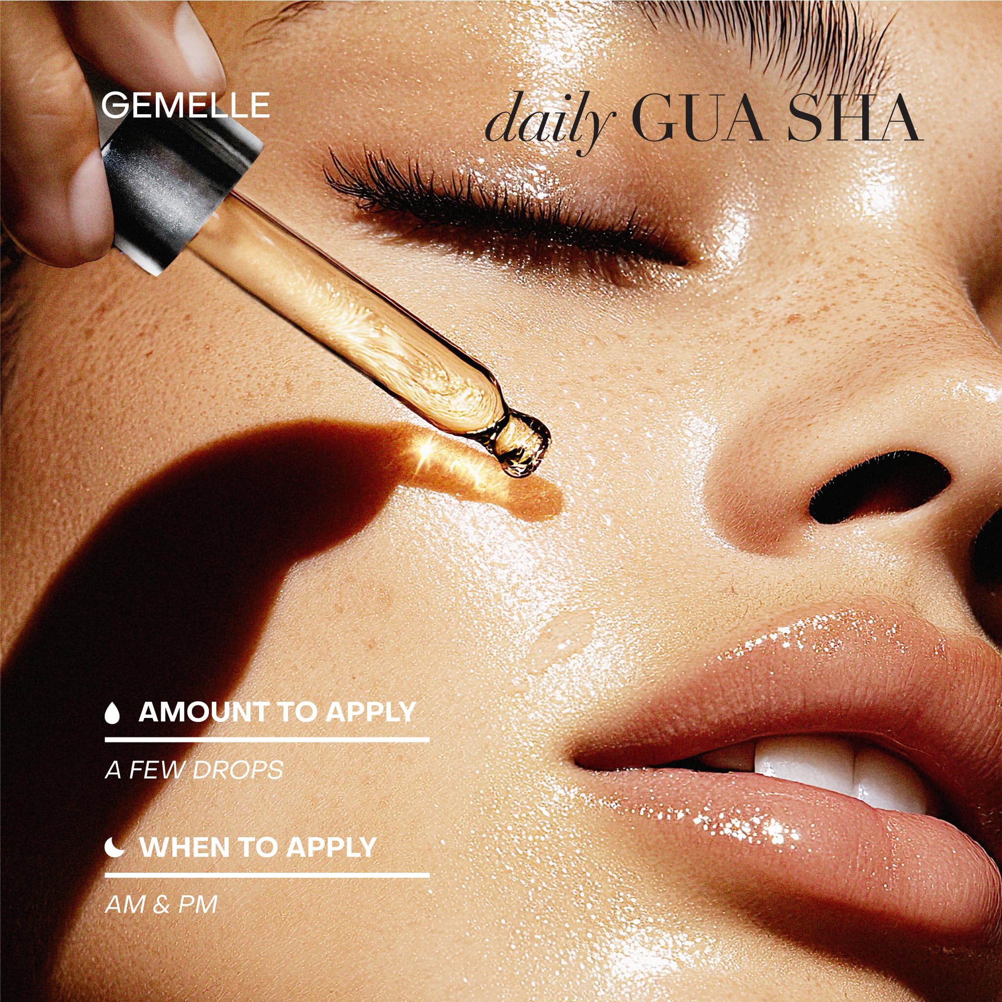 GEMELLE Huile Gua Sha – bakuchiol renouvellement naturel de la peau.