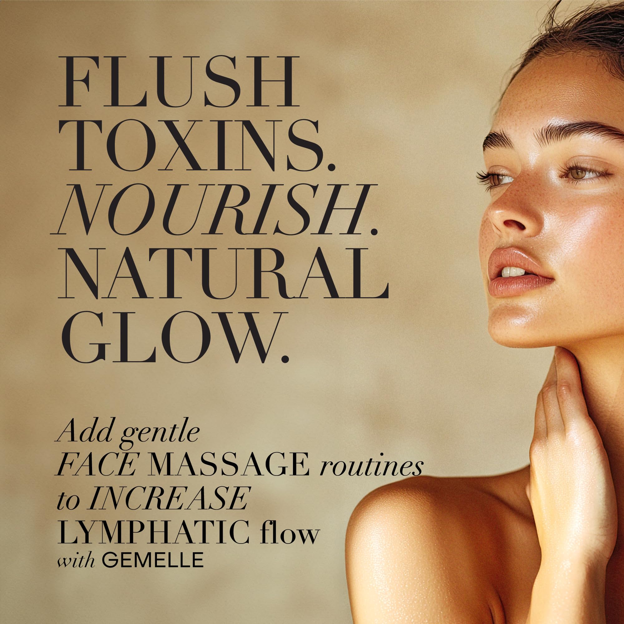 GEMELLE huile visage lymphatique anti-âge — argousier pour l'élasticité et l'éclat.