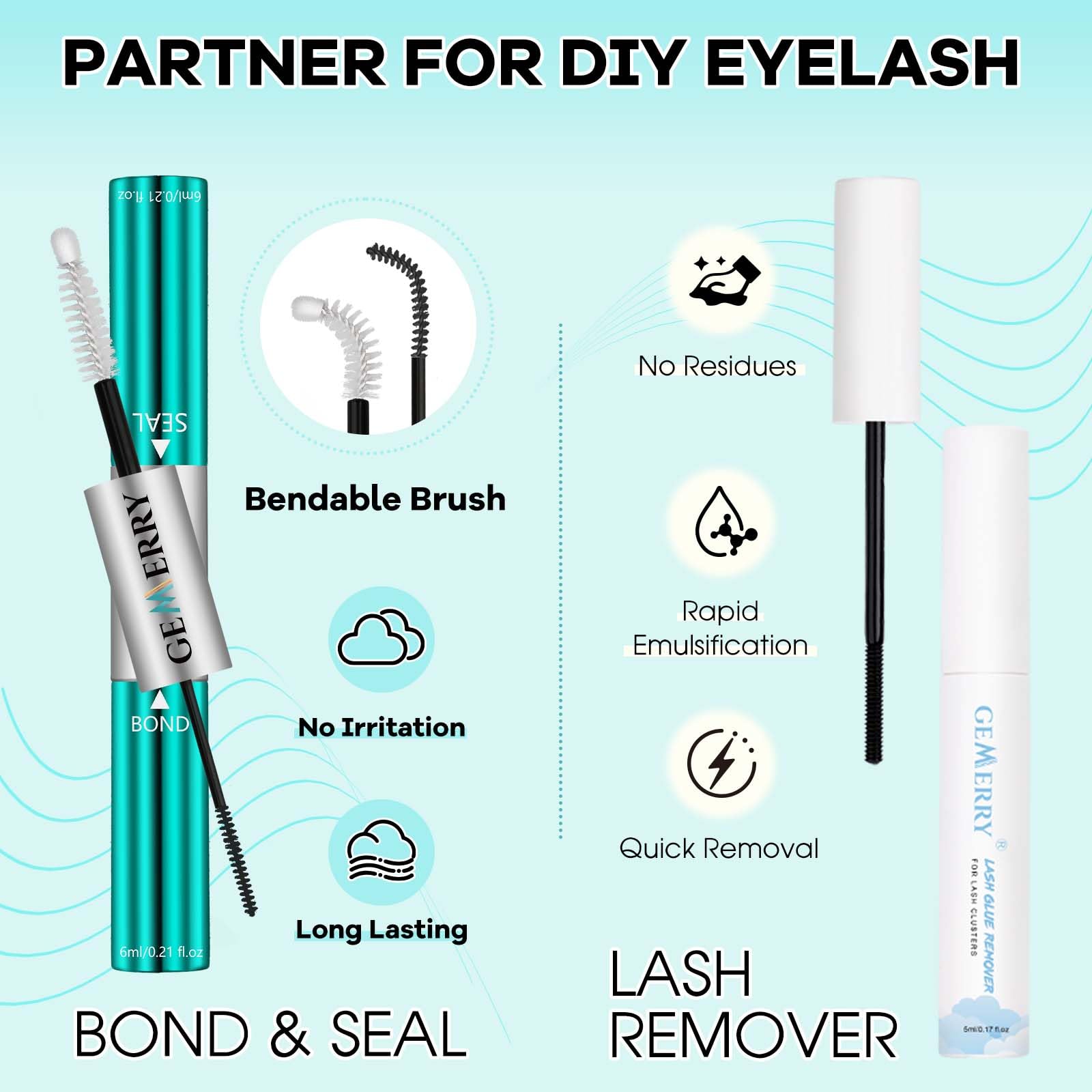 GEMERRY brosse-application-cils: distribution uniforme du produit