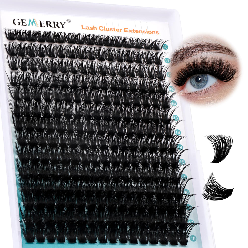 GEMERRY cils cluster 280pcs-tray : plateau pratique pour personnaliser le regard.