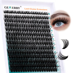 GEMERRY cils clusters étui 280 pièces, variés, pour créations personnalisées.
