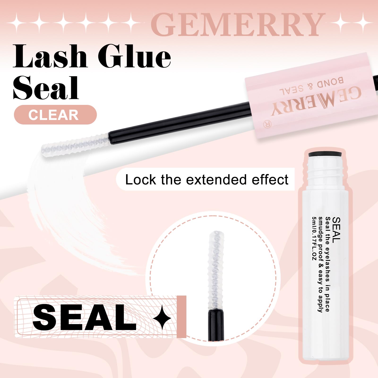 GEMERRY Lash Bond et Seal résistant à l'eau pour un regard durable.