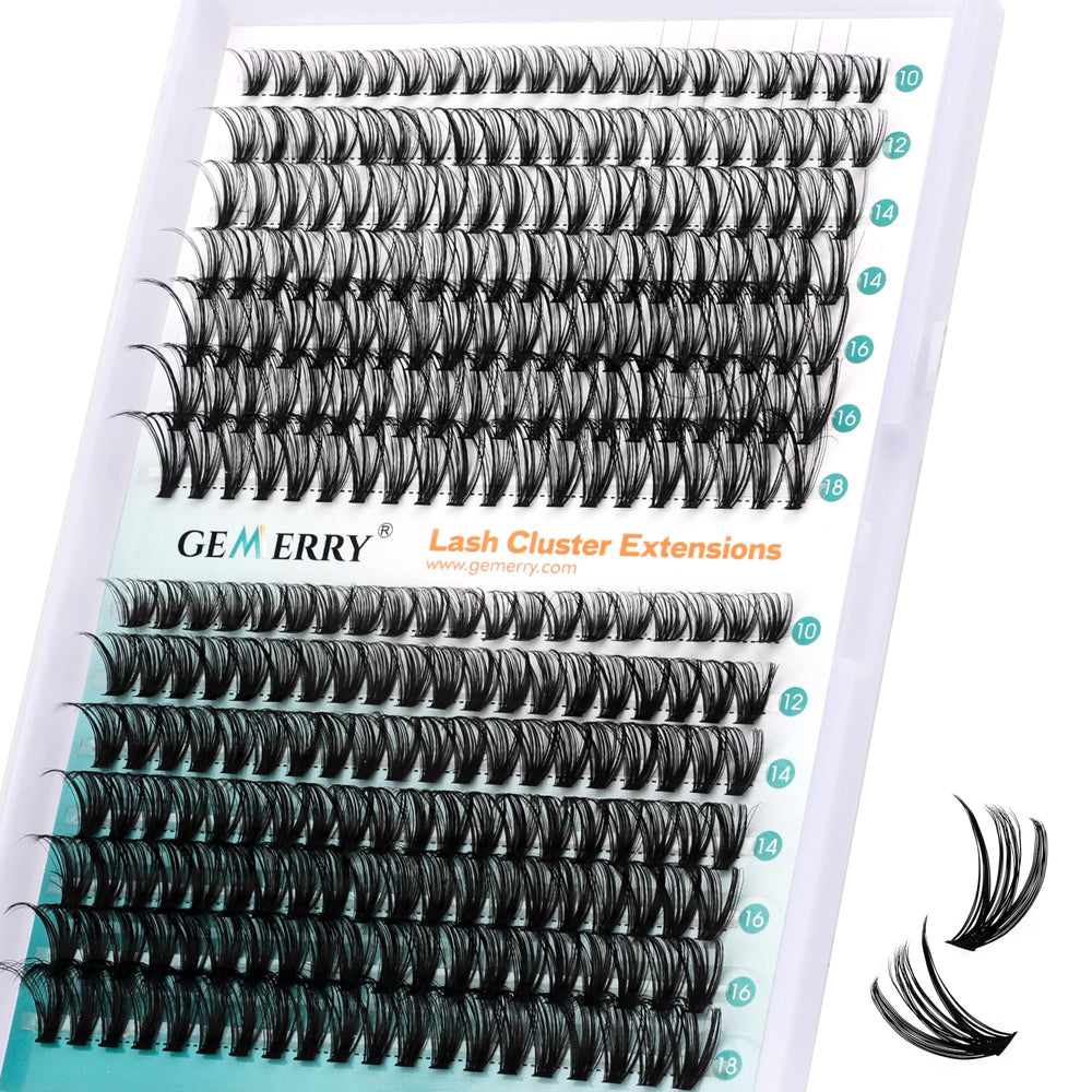GEMERRY Lash Clusters ensemble 280 pièces pour créer des regards personnalisés