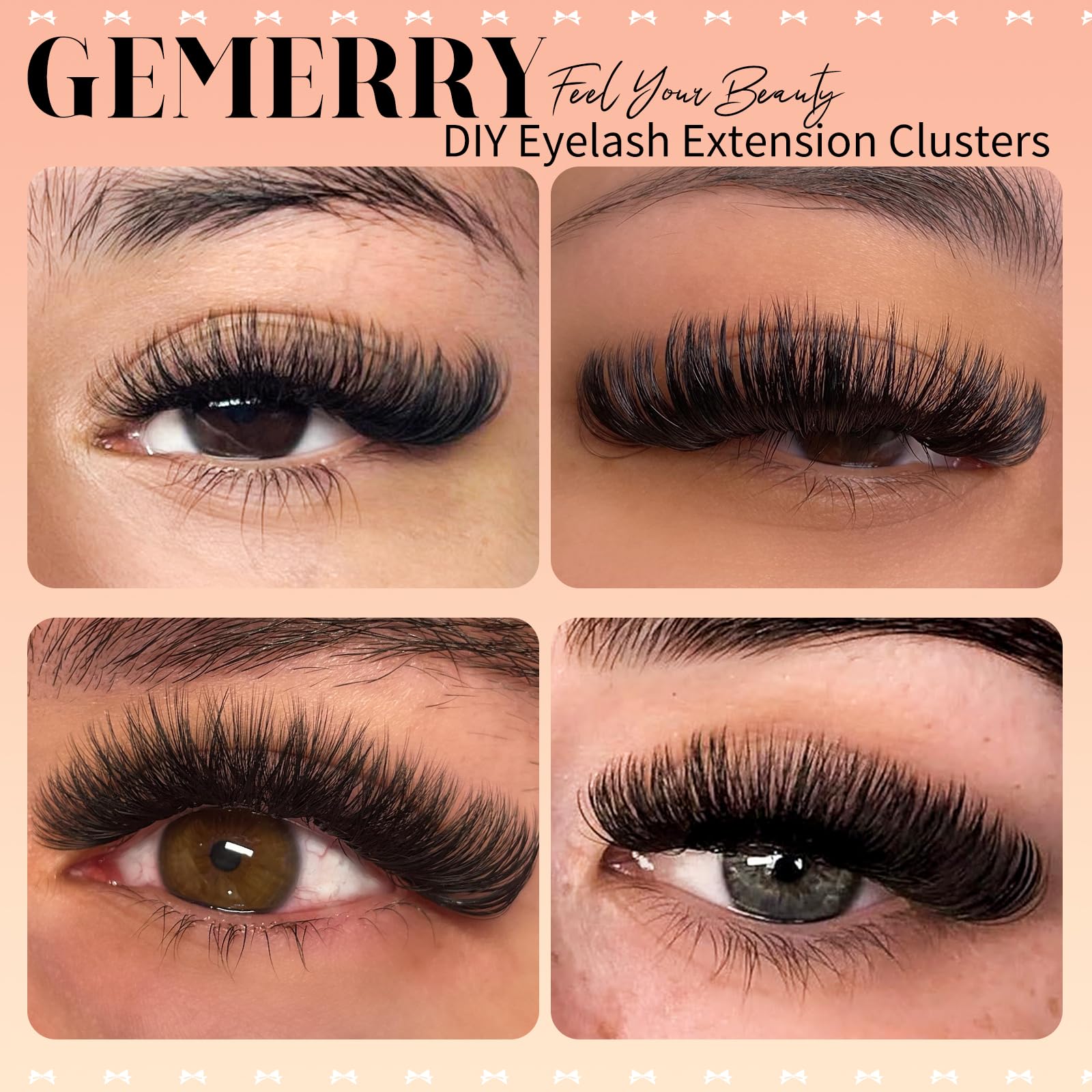 GEMERRY longueurs 8–16 mm, mélange sur mesure pour un contour des yeux