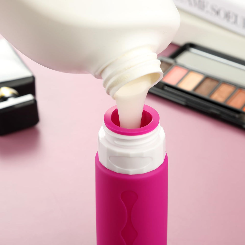 Gemice bouteille sans BPA en silicone pour liquides variés en voyage