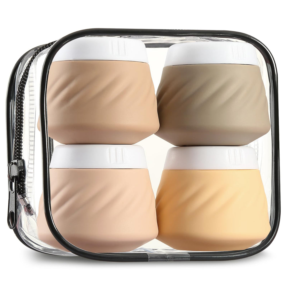 Gemice pot crème silicone - voyage pratique et étanche pour vos crèmes.