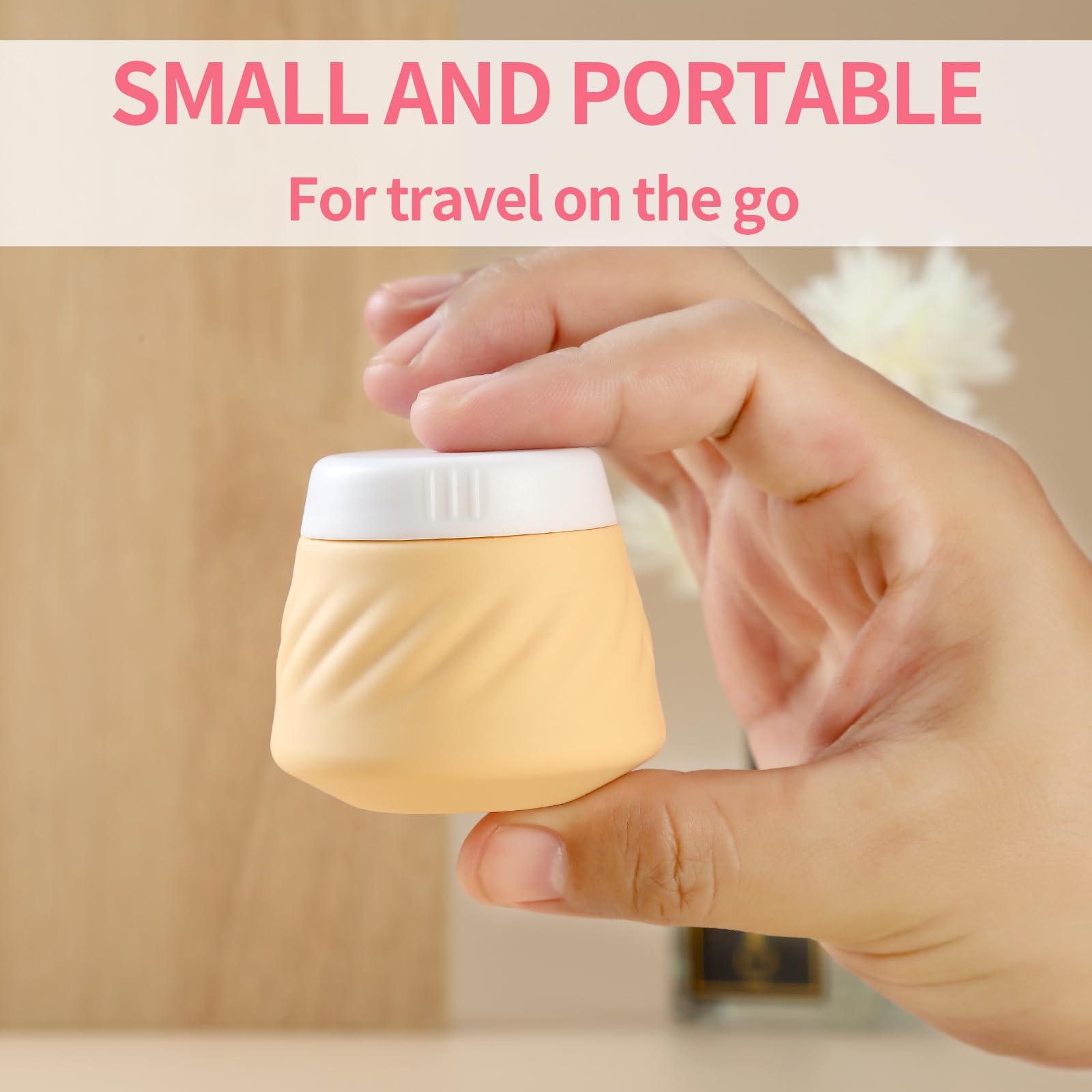 Gemice pot shampoing silicone - identification couleur rapide en voyage.