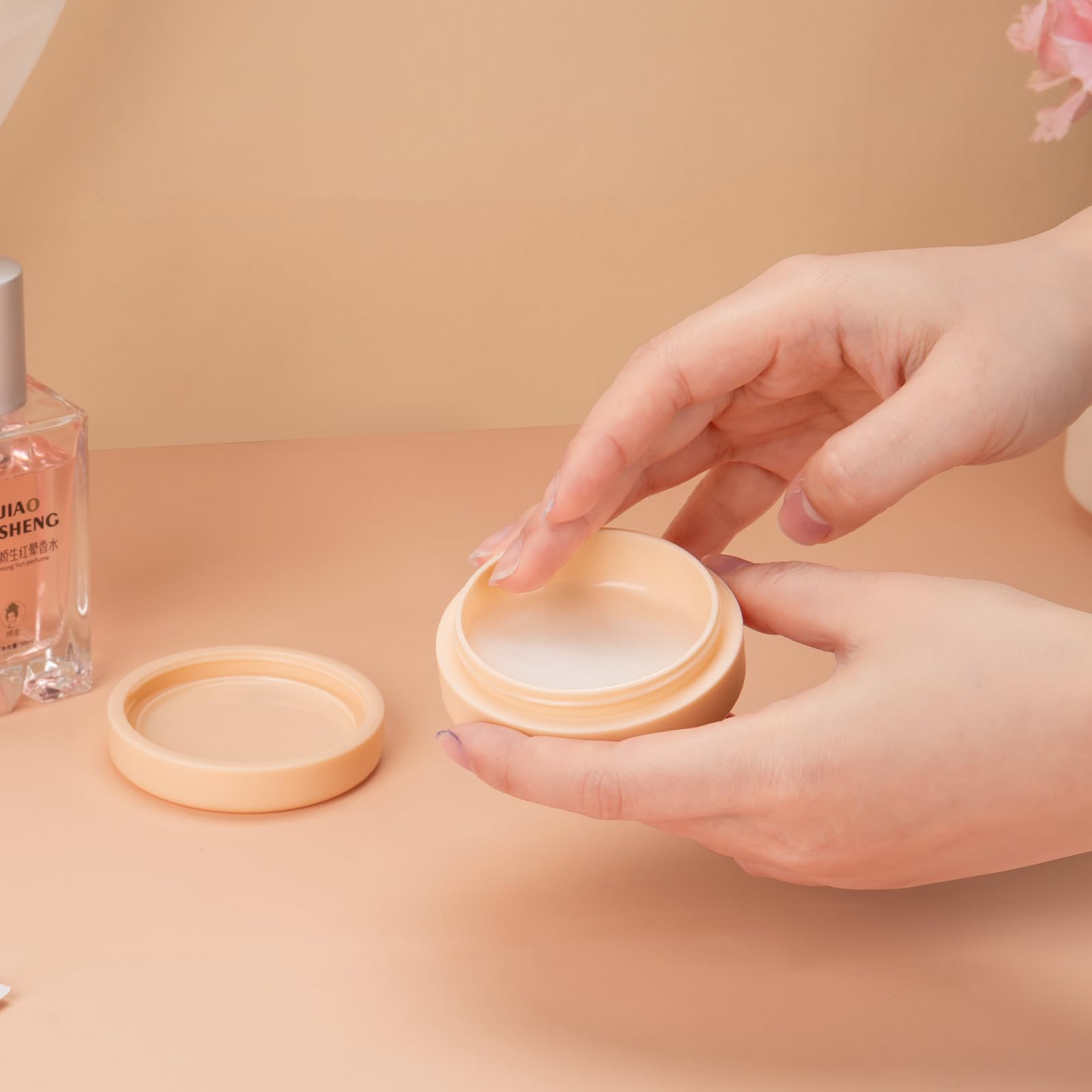 Gemice Conteneurs Voyage - stockage polyvalent pour crème, lotion et shampoing.