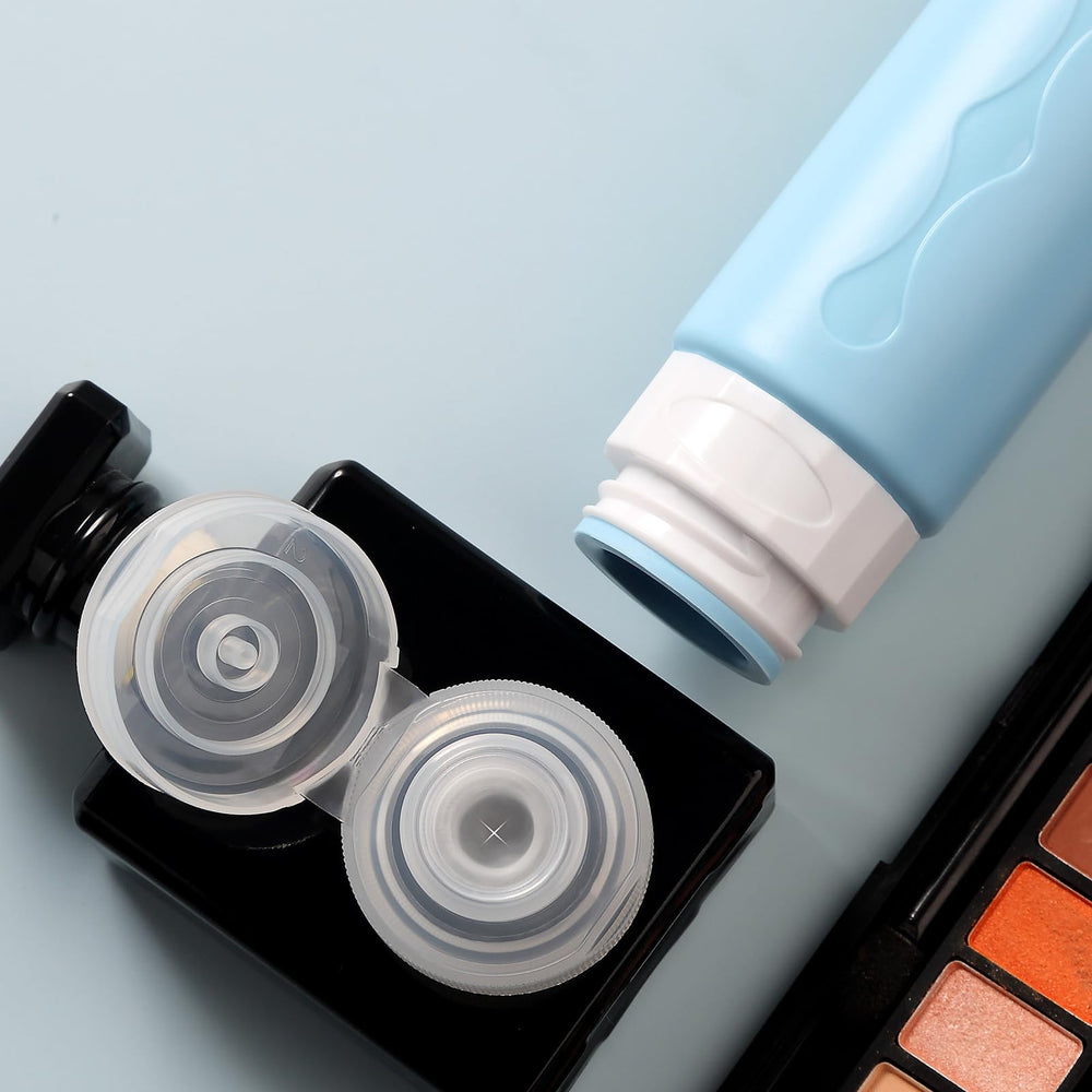 Gemice ensemble réutilisable pour cosmétiques et soins.