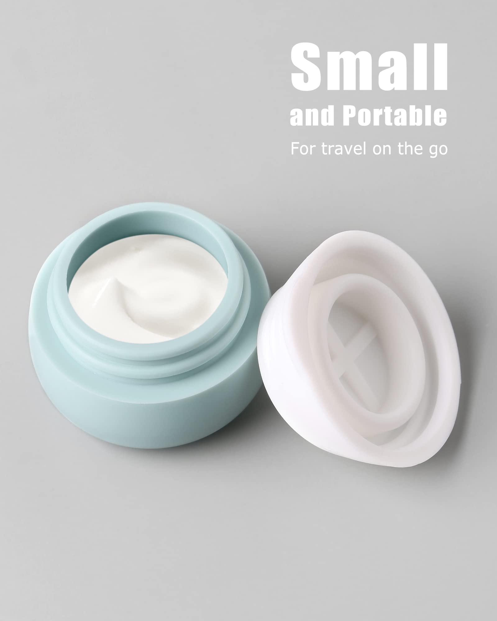 Gemice pot silicone voyage couleur variée pour identifier rapidement le contenu.