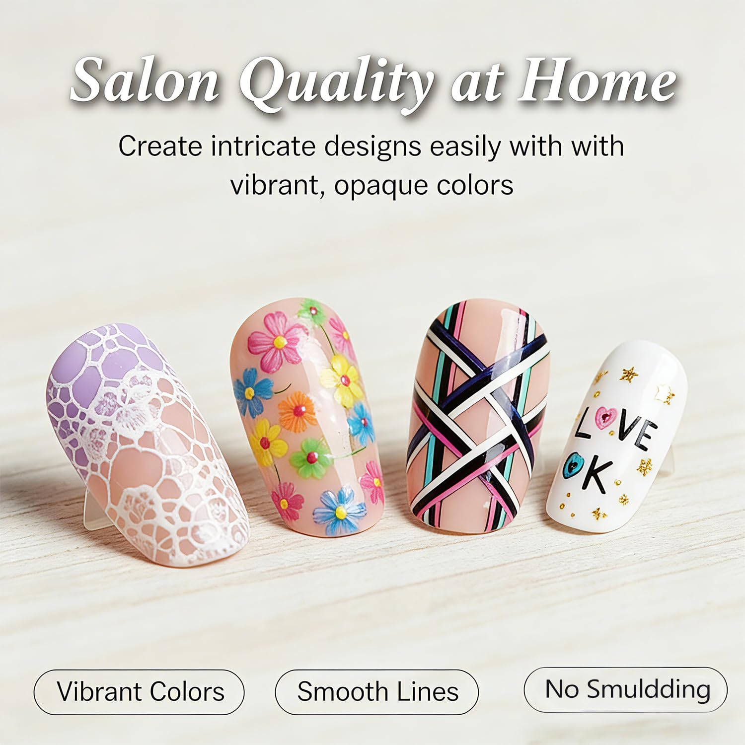 Gemsanva Stylo Art Ongles emballage cadeau élégant