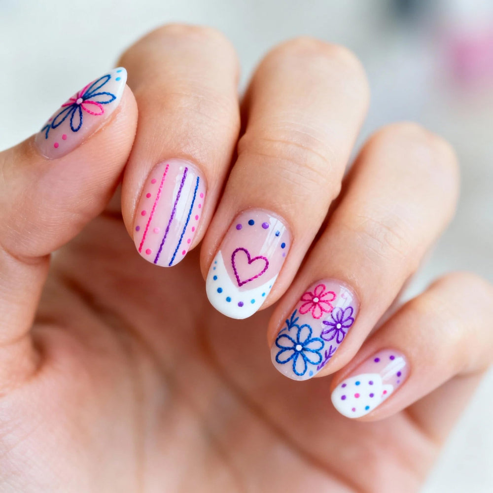 Gemsanva Stylo Art Ongles facile à nettoyer après utilisation