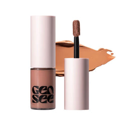 Gen See Reef Ombre liquide matte, couleur pêche vibrante, longue tenue et multitâche.