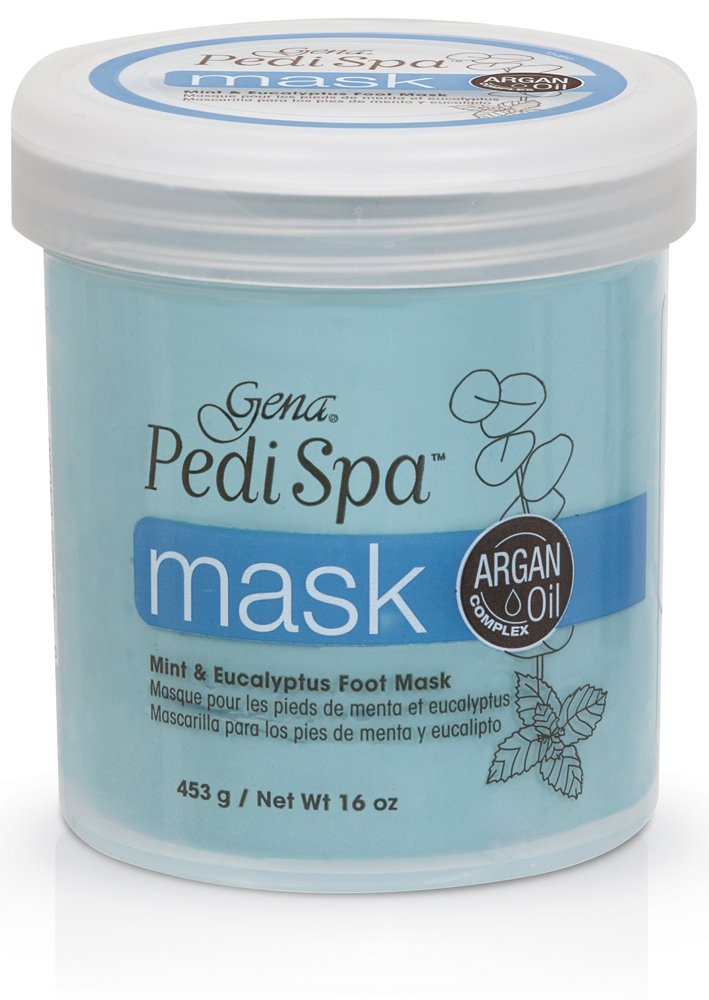 Gena masque-pieds Pedi Spa à l'huile d'argane, texture crémeuse hydratante pour les pieds