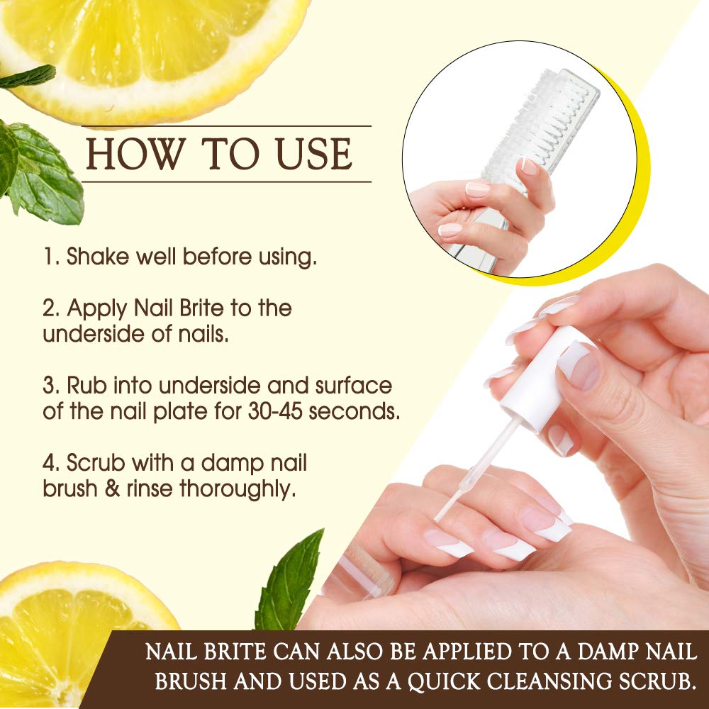 Application rapide et pratique du scrub sur les ongles à domicile.