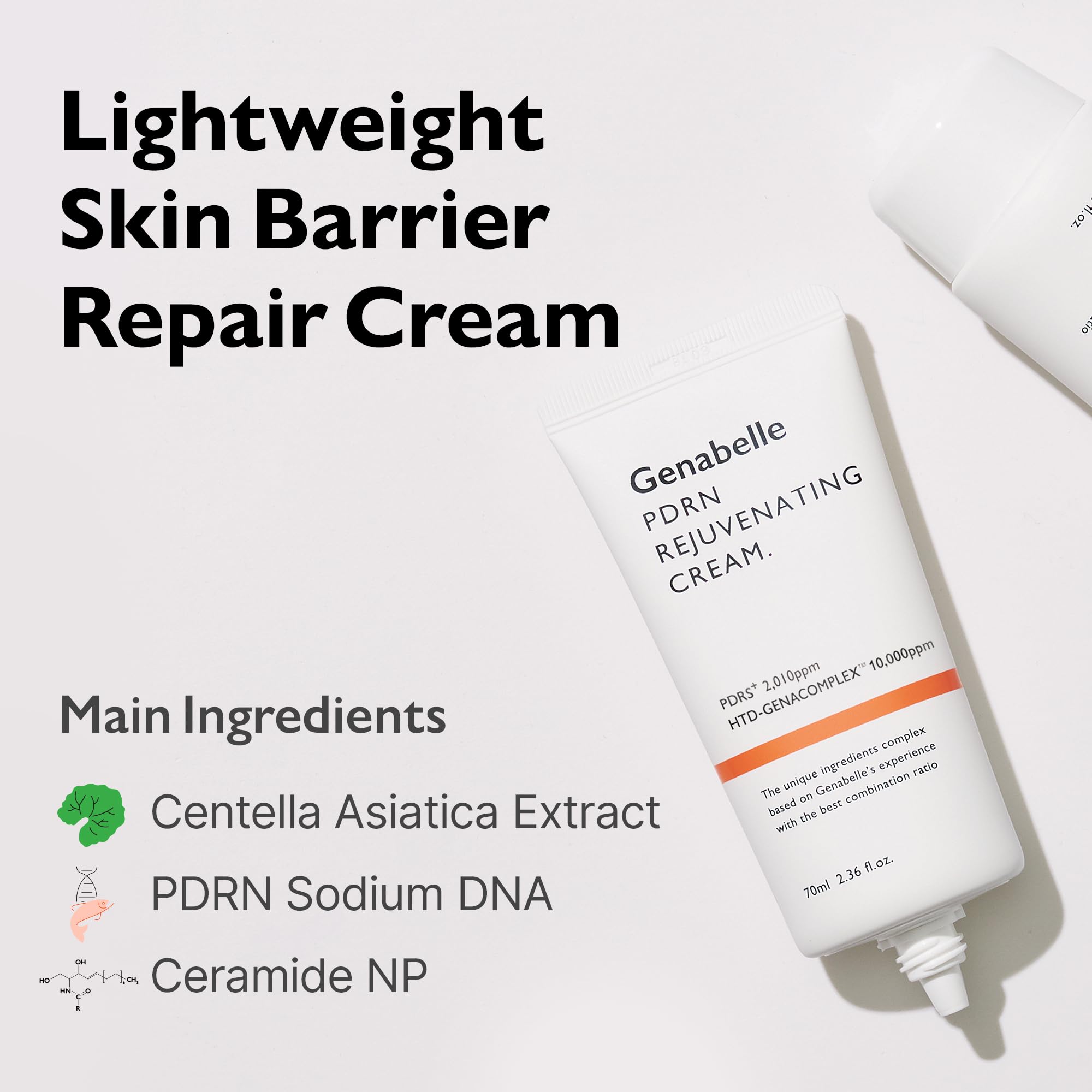 Genabelle PDRN Crème barrière renforcée – protège la barrière cutanée