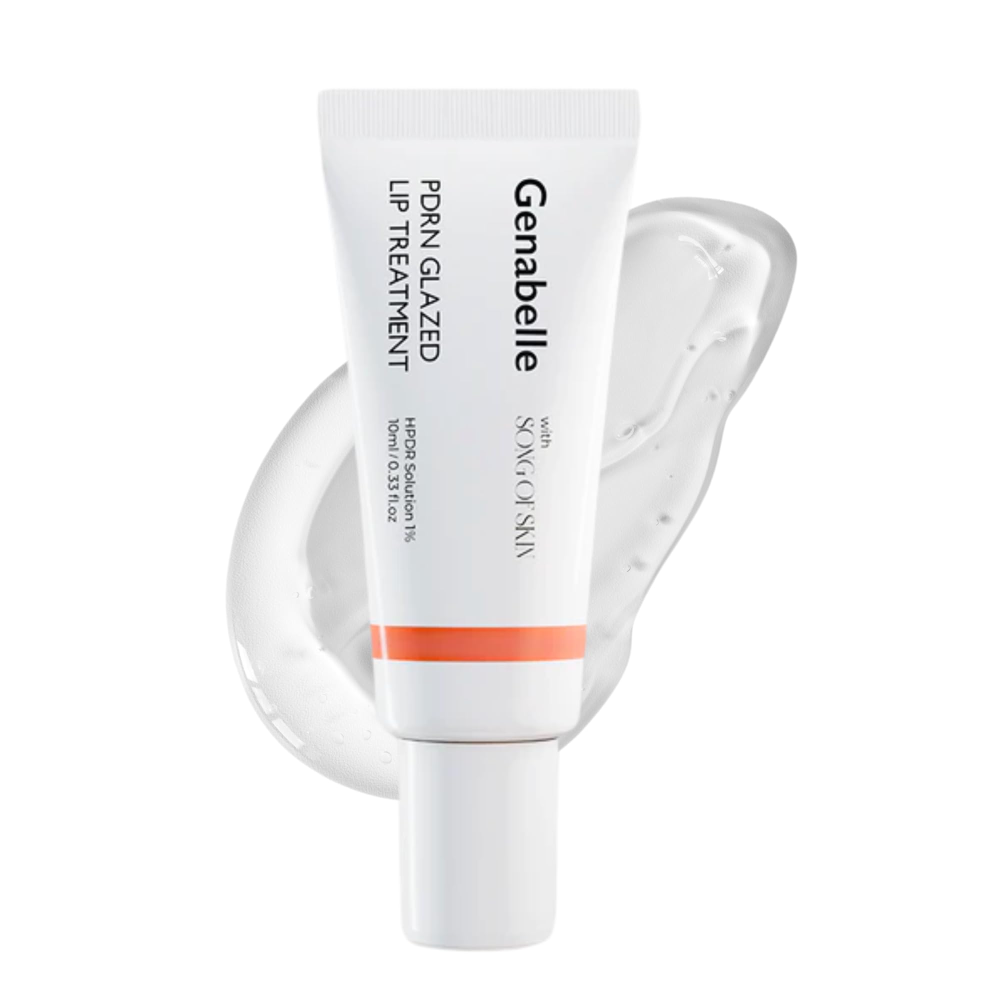 Genabelle PDRN Glazed Lip Treatment avec applicateur boules métalliques offre une application rafraîchissante et précise.