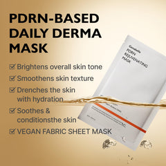 Genabelle PDRN mask focusing on firming elastic skin for a youthful look.