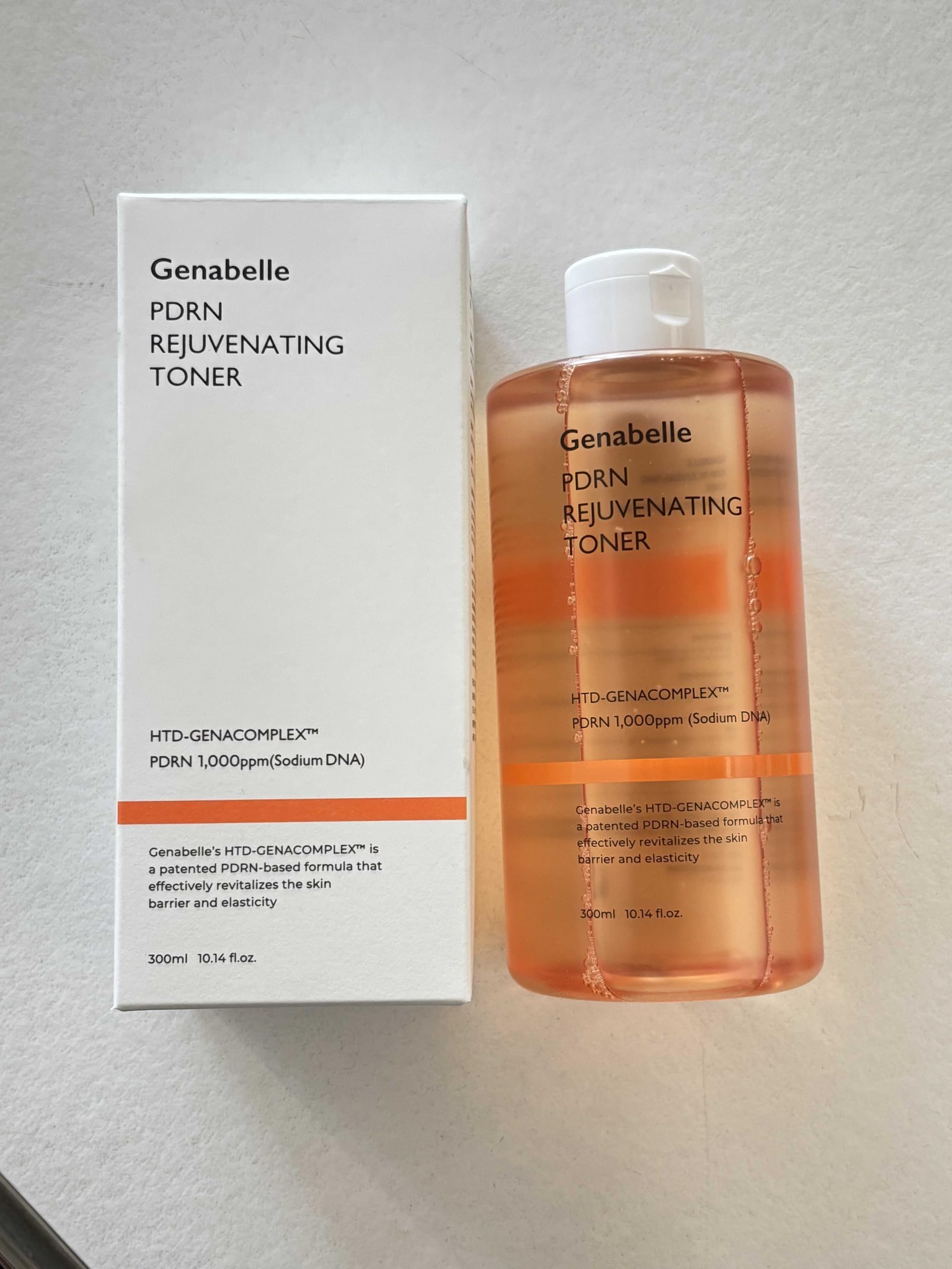 Genabelle tonique PDRN — routine quotidienne visage et cou.