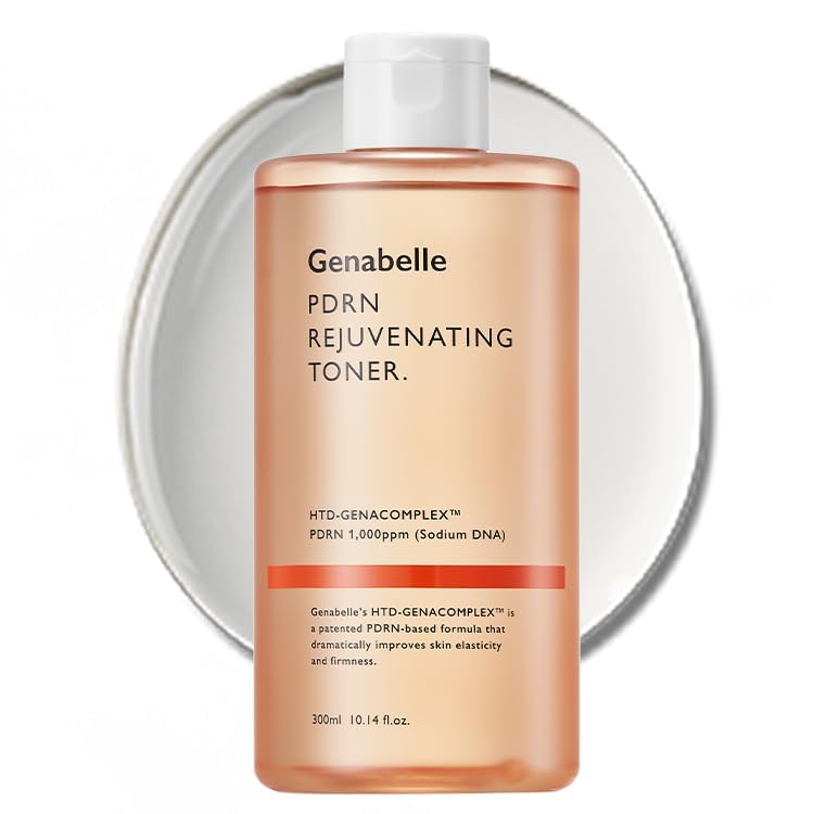 Genabelle tonique PDRN — texture légère prête à l'application quotidienne.