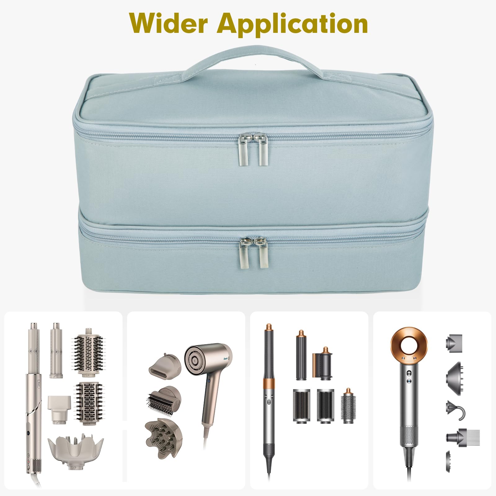 Compatibilité avec Revlon One Step et Dyson Airwrap.