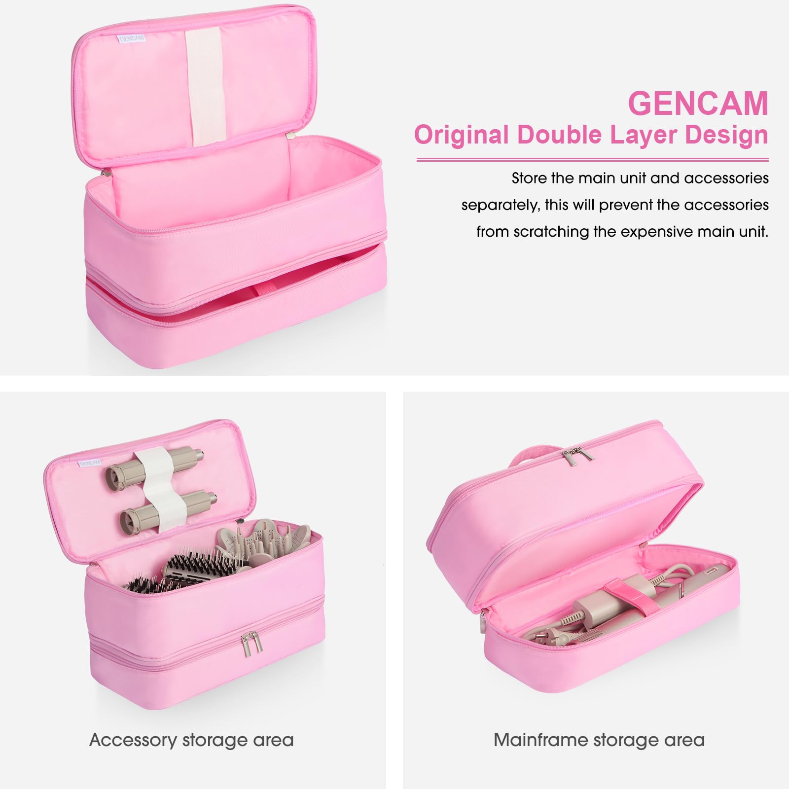 GENCAM étui Shark Flexstyle, poignée ergonomique pour un transport confortable.