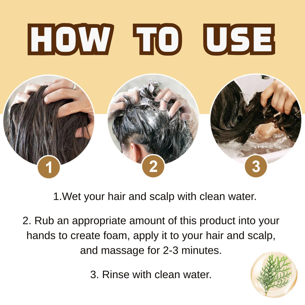 Generic 2Pcs Anti-Chute Shampoing – après usage les cheveux démêlent plus facilement.
