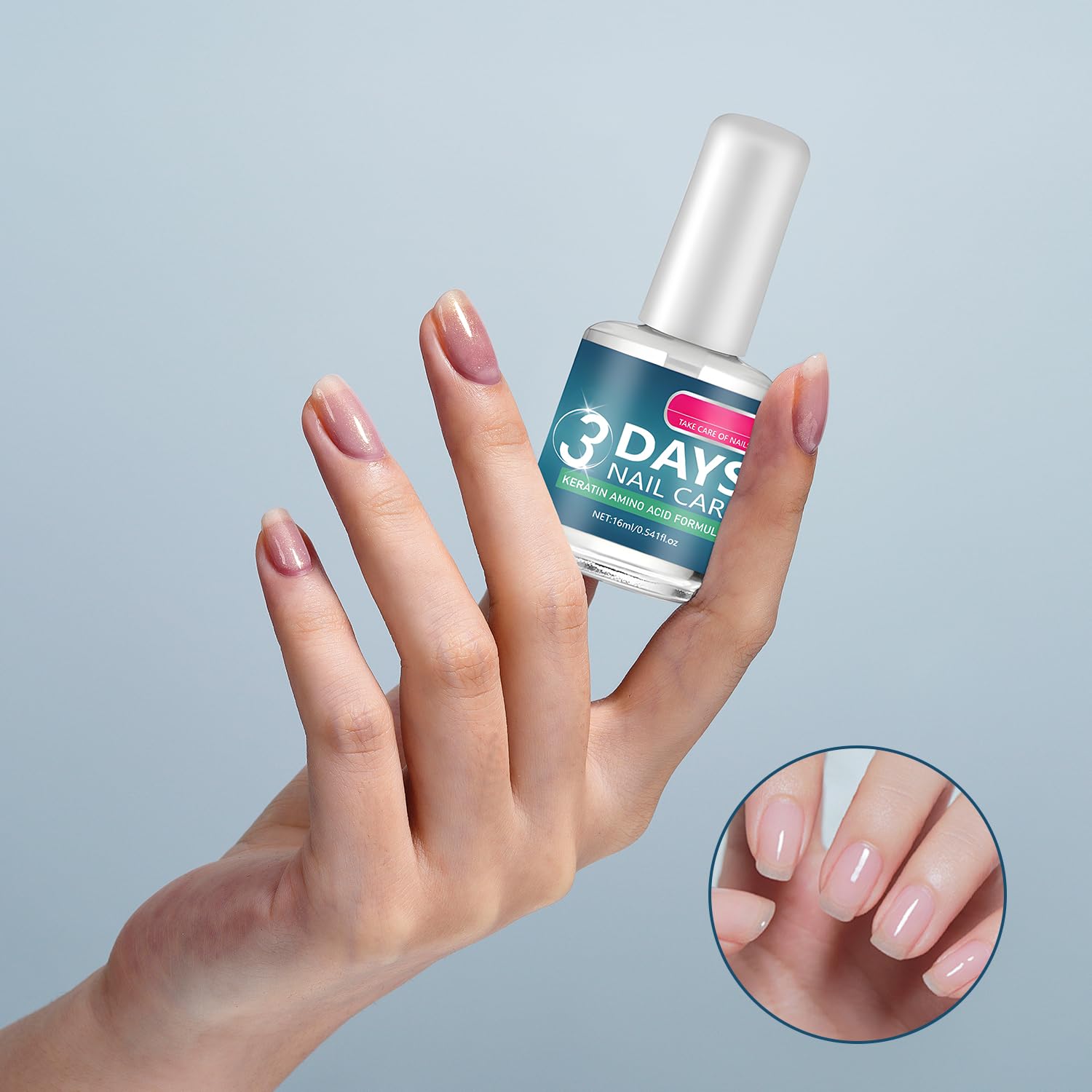 Generic 3 Jours Soin Ongles, texture légère, absorption rapide sans résidu.