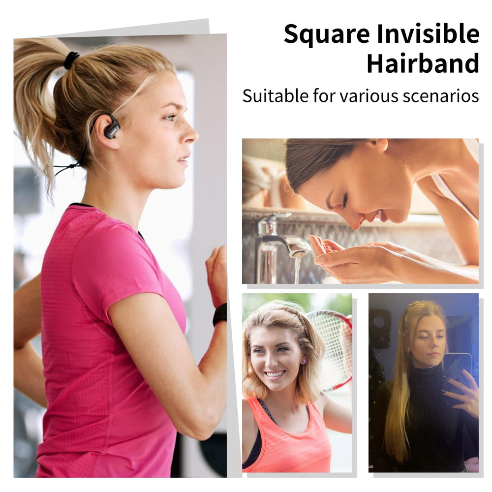 Generic bandeau carré invisible unisexe, convient femmes et hommes.