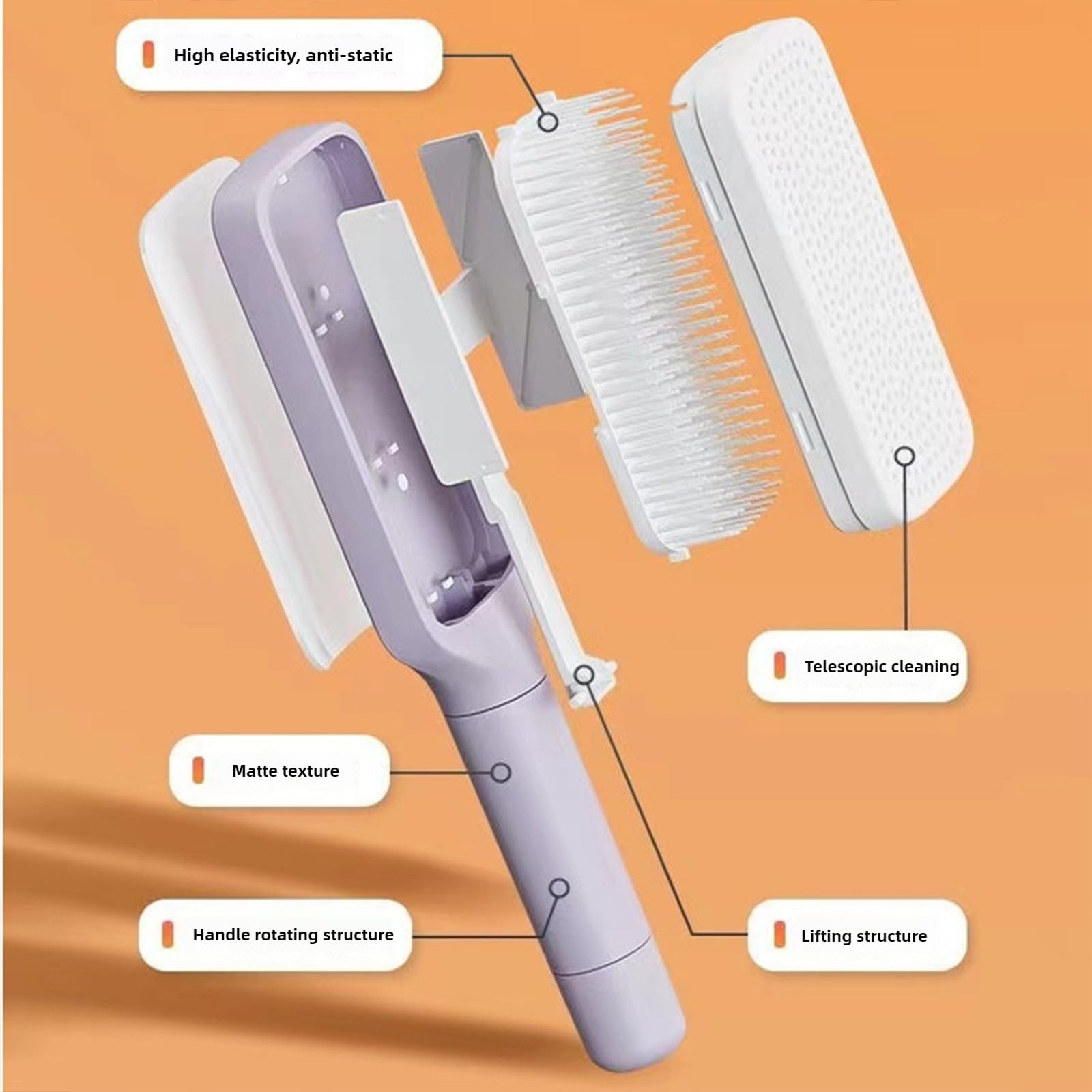 Brosse Generic avec poignée rotative offrant un contrôle précis du brossage.