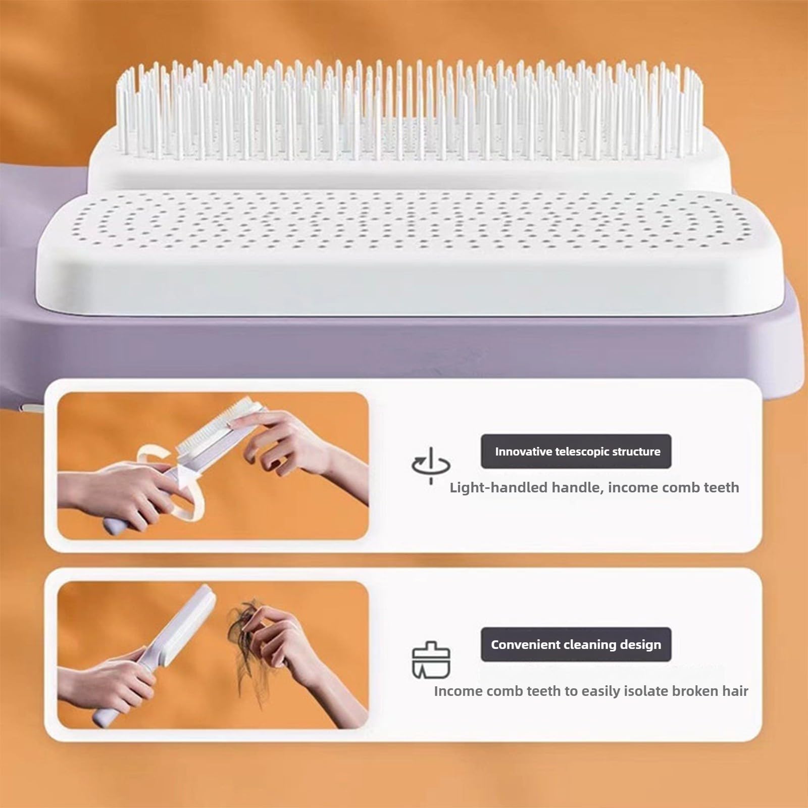 Brosse Generic à poignée rétractable pour un nettoyage facile après l usage.