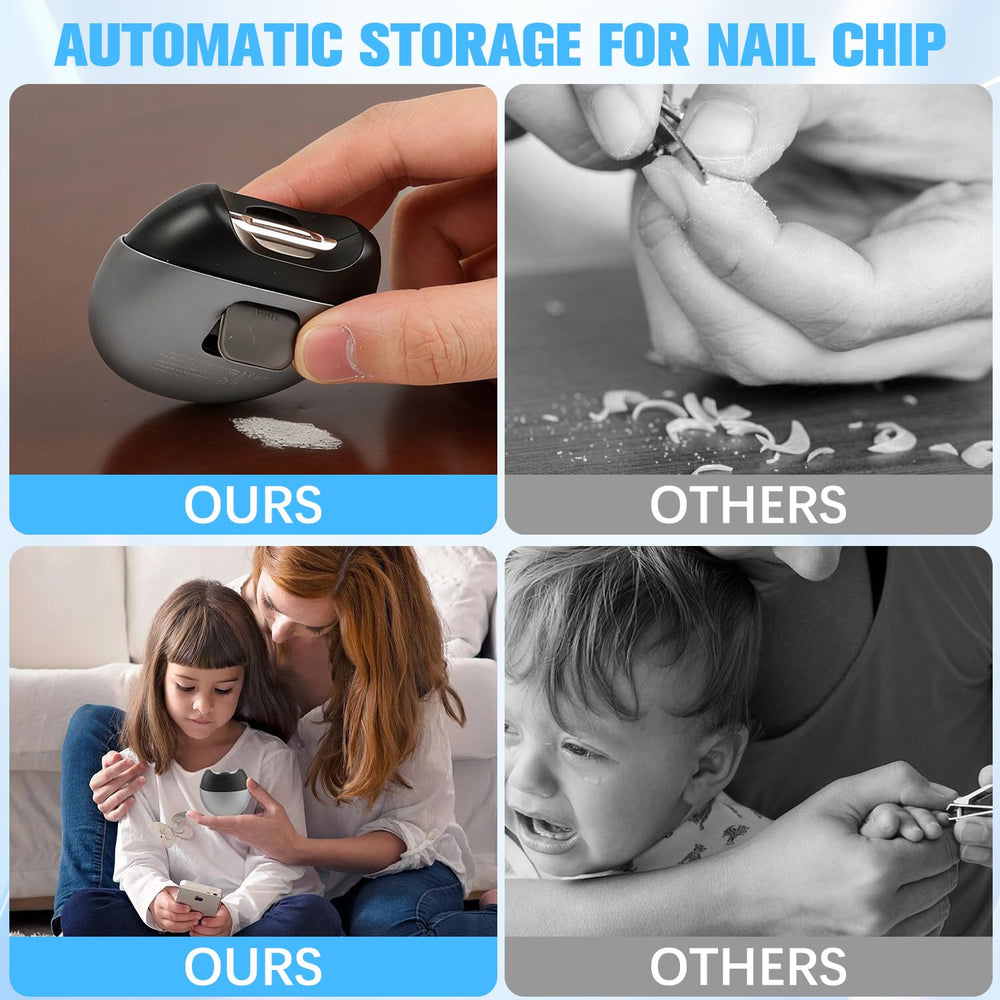 Generic coupe-ongles électrique avec lumière LED pour précision accrue.
