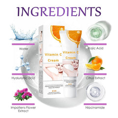 Generic Crème taches intimes pour zones privées sombres, peau plus lisse après application.