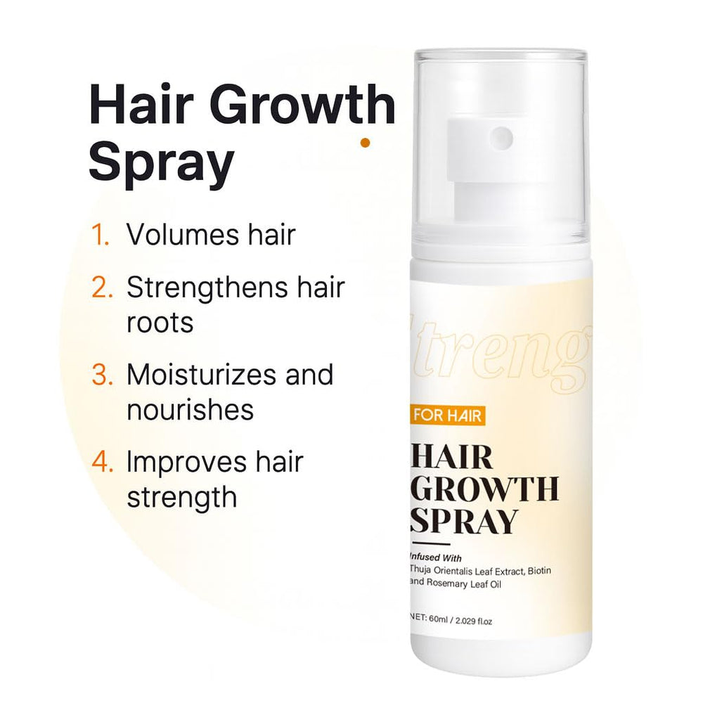 Generic Croissance Cheveux aérosol, cuir chevelu en absorption rapide sans résidu.