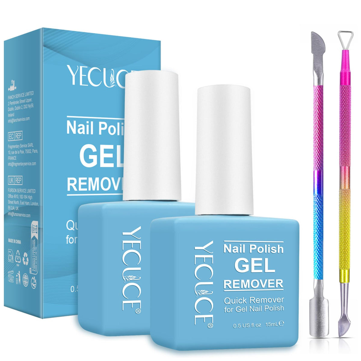 Generic dissolvant gel pour ongles – bouteille compacte facilitant un retrait rapide.