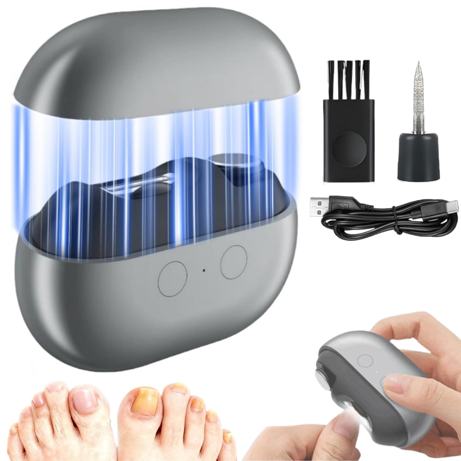 EasyClip coupe-ongles électriques pour une coupe rapide et précise.