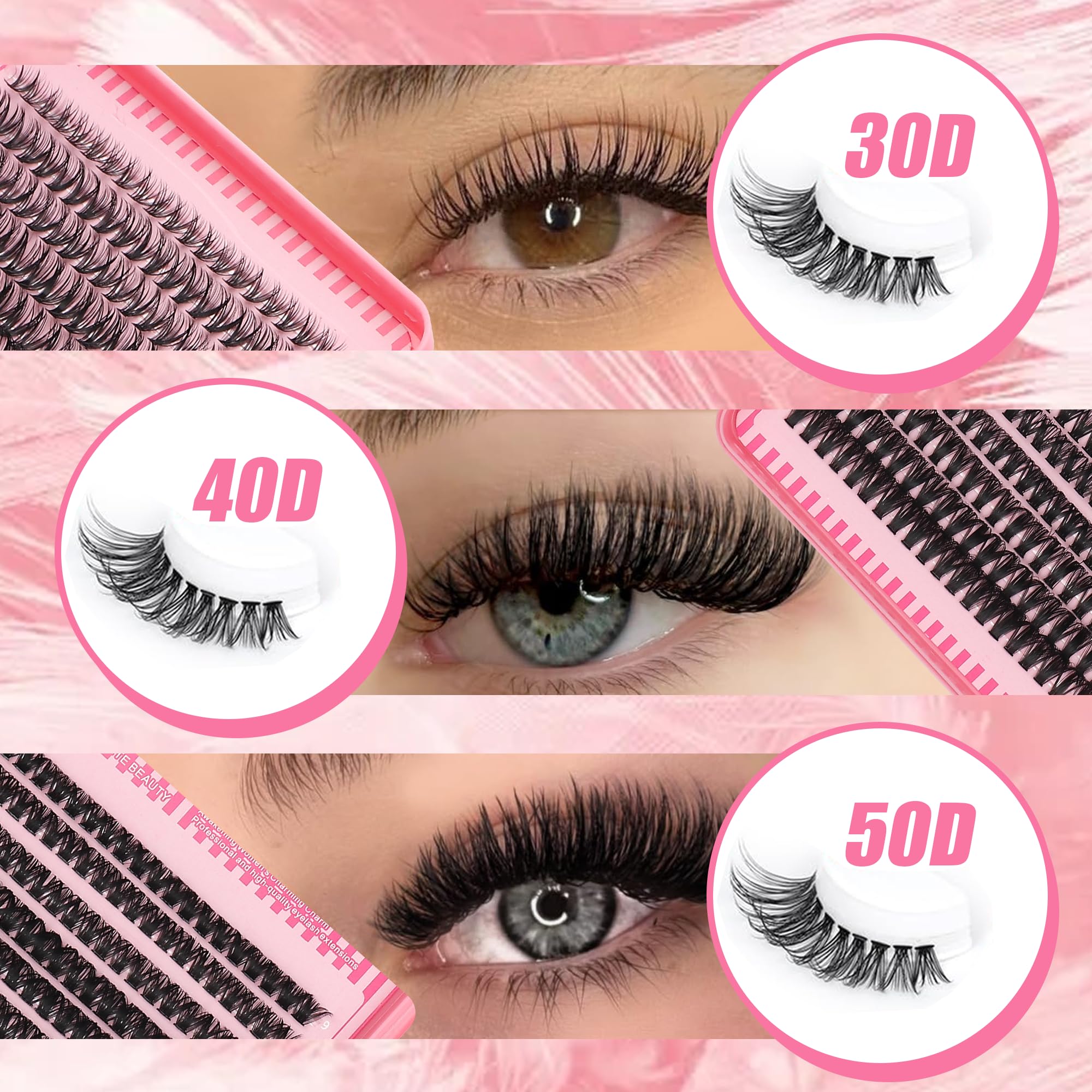 Generic extensions 3D cils: volume profond pour un regard expressif.