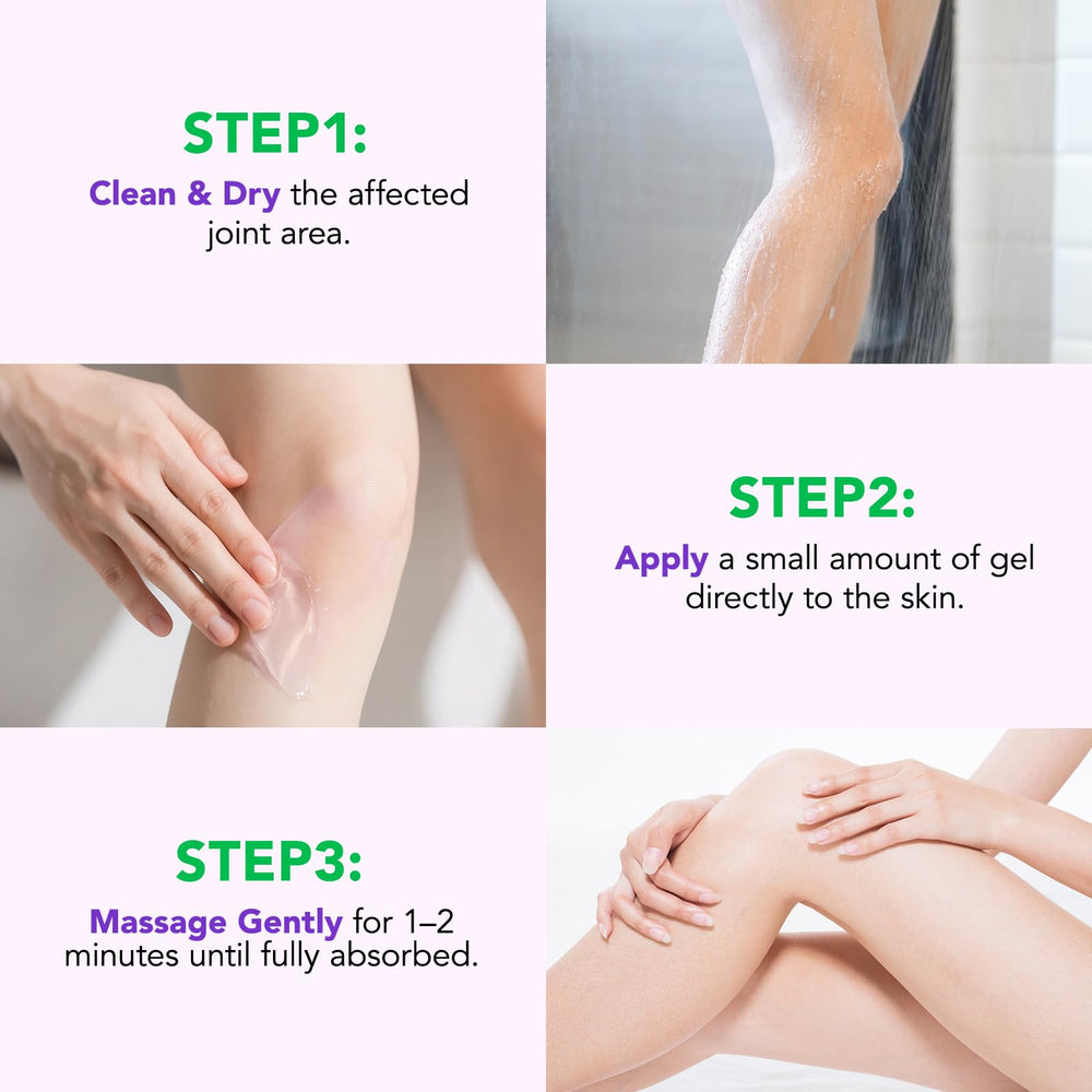 Generic gel articulation cou: absorption légère et rafraîchissante