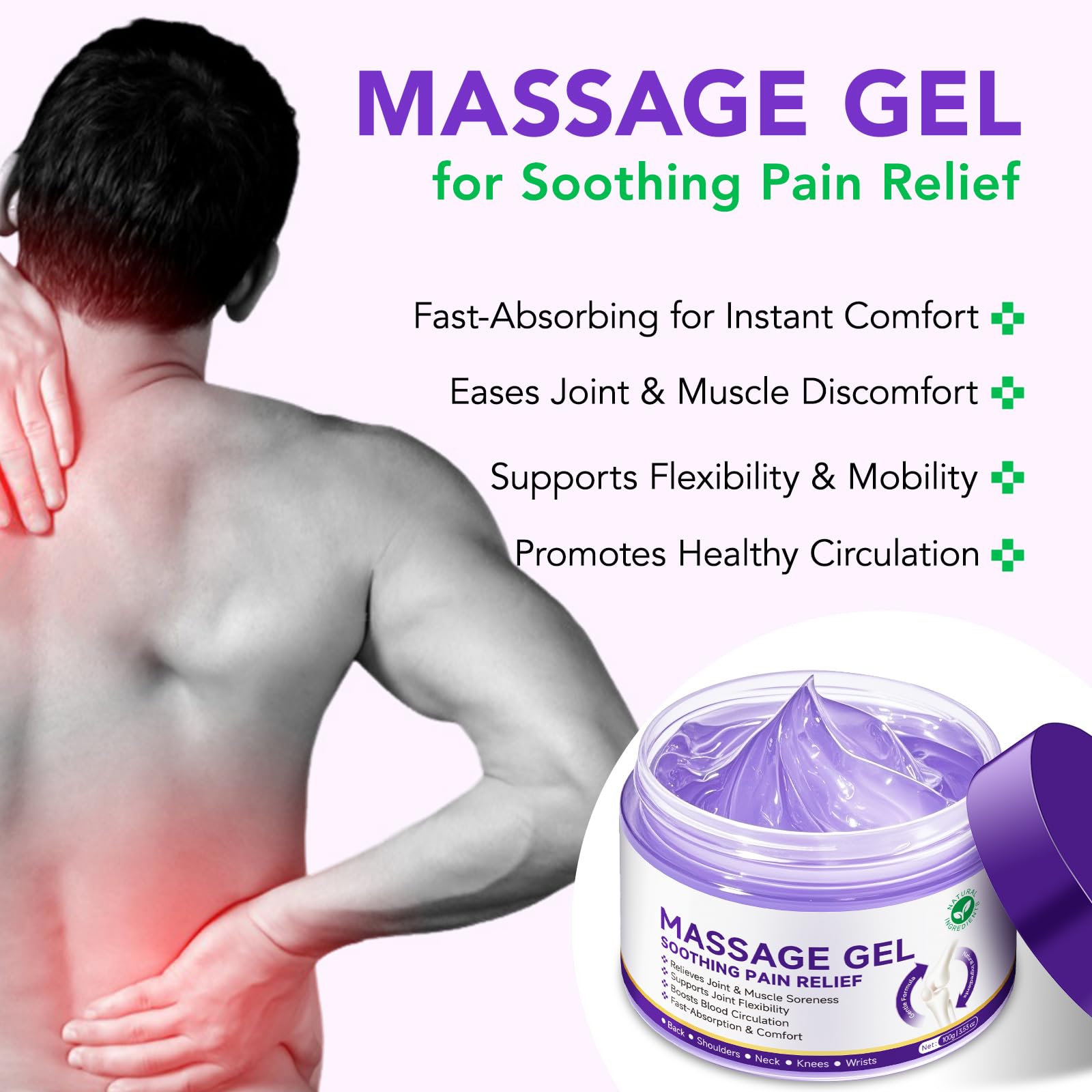 Generic gel articulation massage mains: application facile pour les muscles des mains