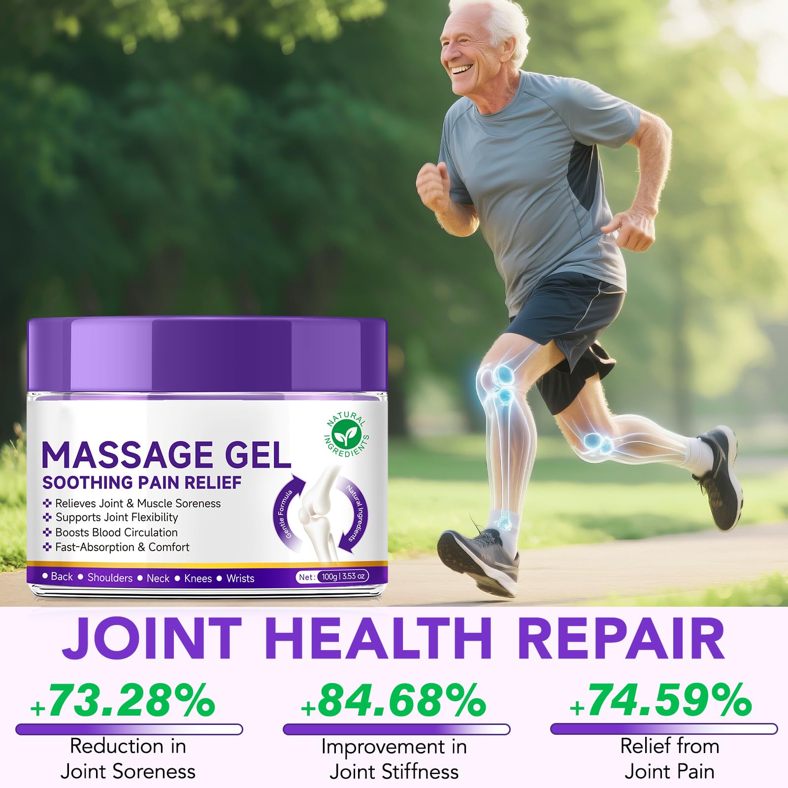 Generic gel articulation usage quotidien: convient pour athlète, jardinier et senior