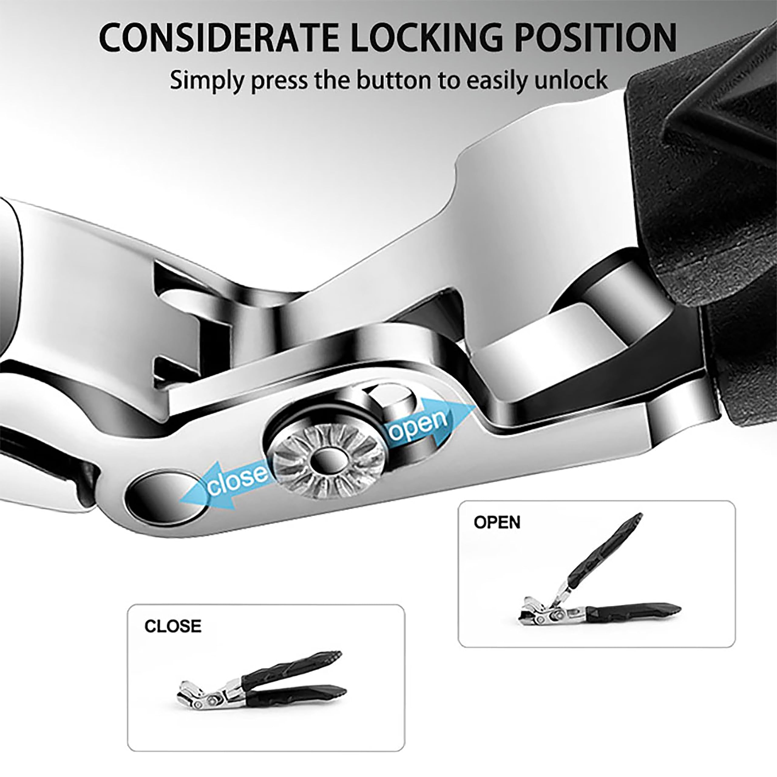 Goredny Orthoclip lame droite pour couper les ongles épais avec netteté